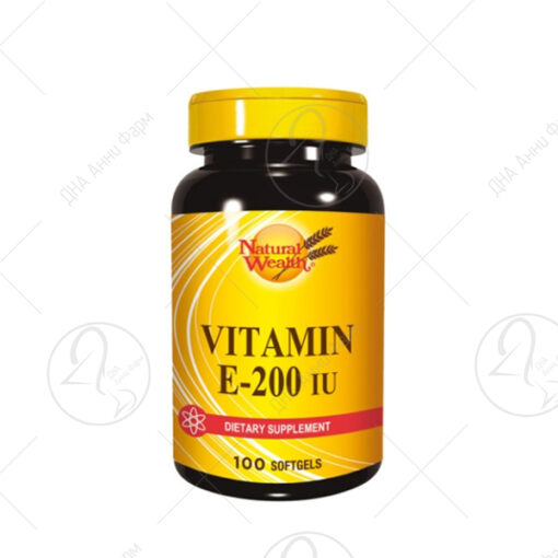 NATURAL WEALTH Витамин Е 200IU x100