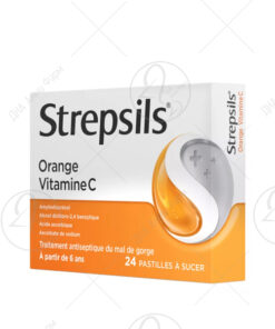 STREPSILS Портокал со витамин Ц х24 пастили