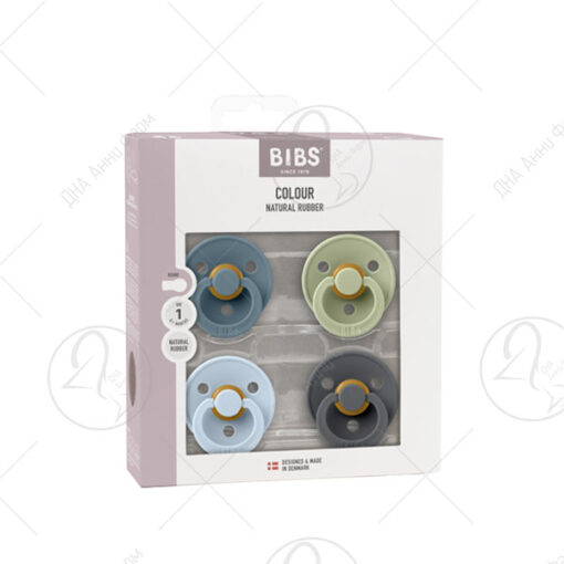 BIBS 120461-2 Цуцли 6+ Месеци Petrol/Sage/Baby Blue/Iron