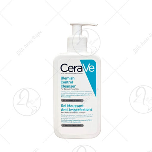 CeraVe BLEMISH CONTROL CLEANSER-гел за чистење на кожа склона кон неправилности 473ml