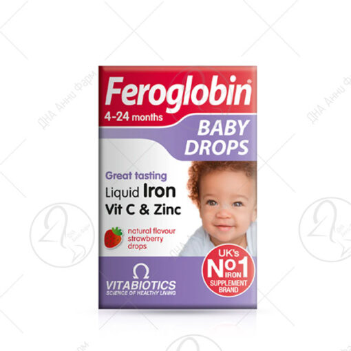 VITABIOTICS FEROGLOBIN Бебешки Капки 40ml
