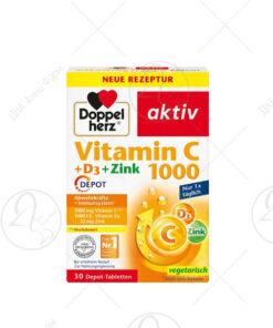 DOPPELHERZ VITAMIN C +D3+ZINK Капсули х30