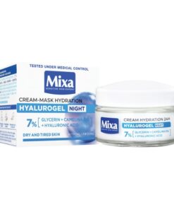 MIXA Ноќен крем со хијалуронска киселина, 50мл