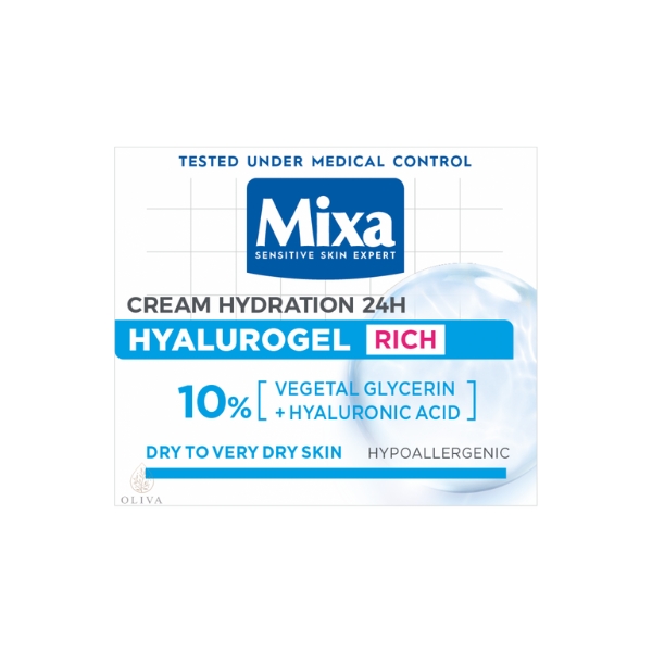 MIXA Богат хидратантен крем со хијалуронска киселина, 50мл